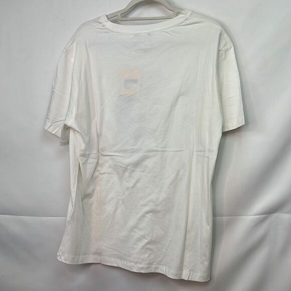 Charlie Holiday White Coral Boyfriend tee  size small size 4 NWT - Picture 8 of 12